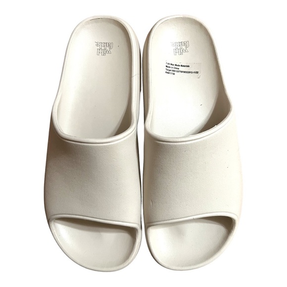 Wild Fable White Robbie Slide Sandal  7 W - Picture 1 of 5